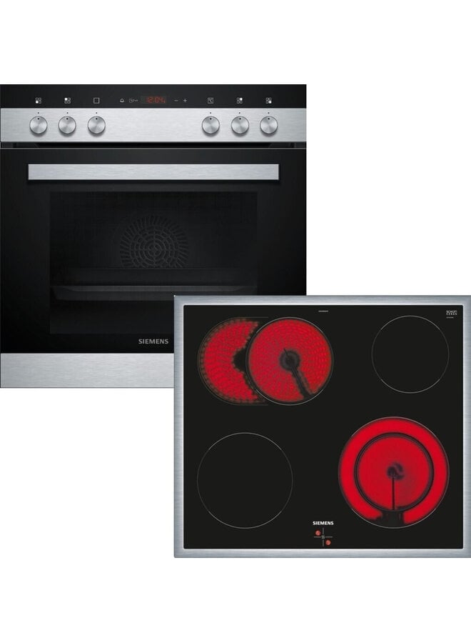 Siemens EQ111KS01B | Inbouw fornuis | Oven set
