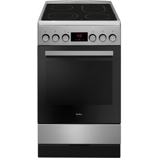 Amica SHC 903 001 E | Keramisch fornuis | 50 cm | RVS