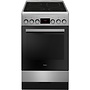 Amica SHC 903 001 E | Keramisch fornuis | 50 cm | RVS