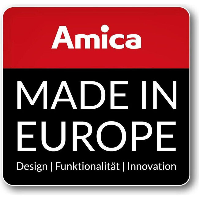 Amica SHC 903 001 E | Keramisch fornuis | 50 cm | RVS