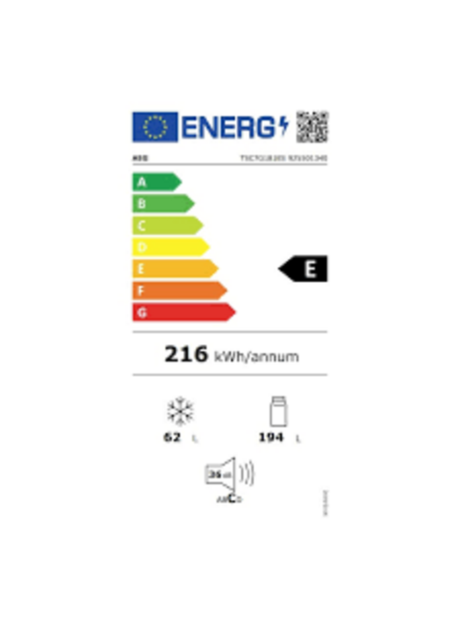 AEG TSC7G181ES | Inbouw koelvriescombinatie | 178 cm