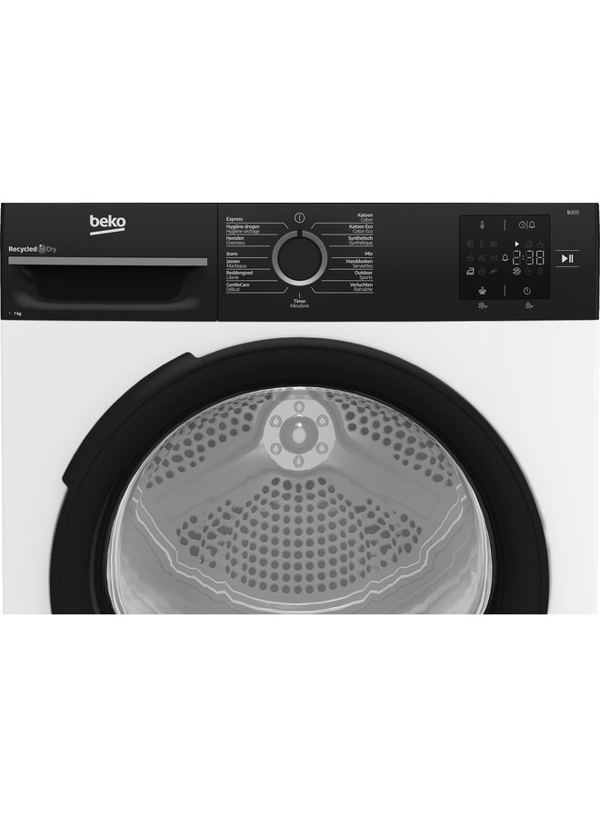 Beko BM3T3722B | Warmtepompdroger | EcoGentle