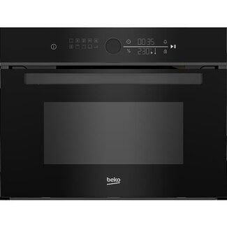 Beko BBCW13400DX | Inbouw oven met magetron | 45 cm | Zwart
