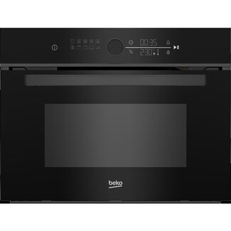 Beko BBCW13400DX | Inbouw oven met magnetron | 45 cm | Zwart