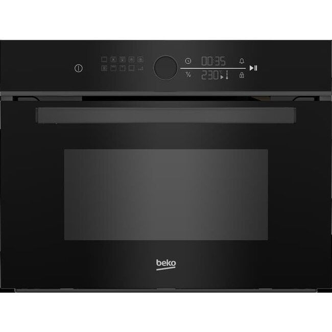 Beko BBCW13400DX | Inbouw oven met magetron | 45 cm | Zwart