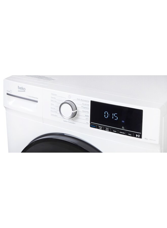 Beko  WMOFE841 | Wasmachine | 8 kg | A | SteamCure