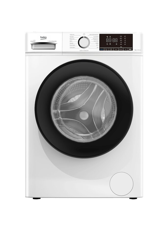 Beko  WMOFE841 | Wasmachine | 8 kg | A | SteamCure