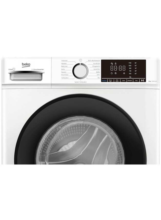 Beko  WMOFE841 | Wasmachine | 8 kg | A | SteamCure