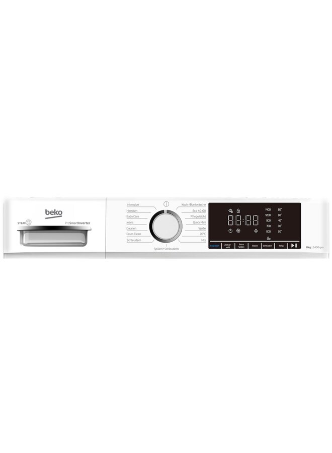 Beko  WMOFE841 | Wasmachine | 8 kg | A | SteamCure