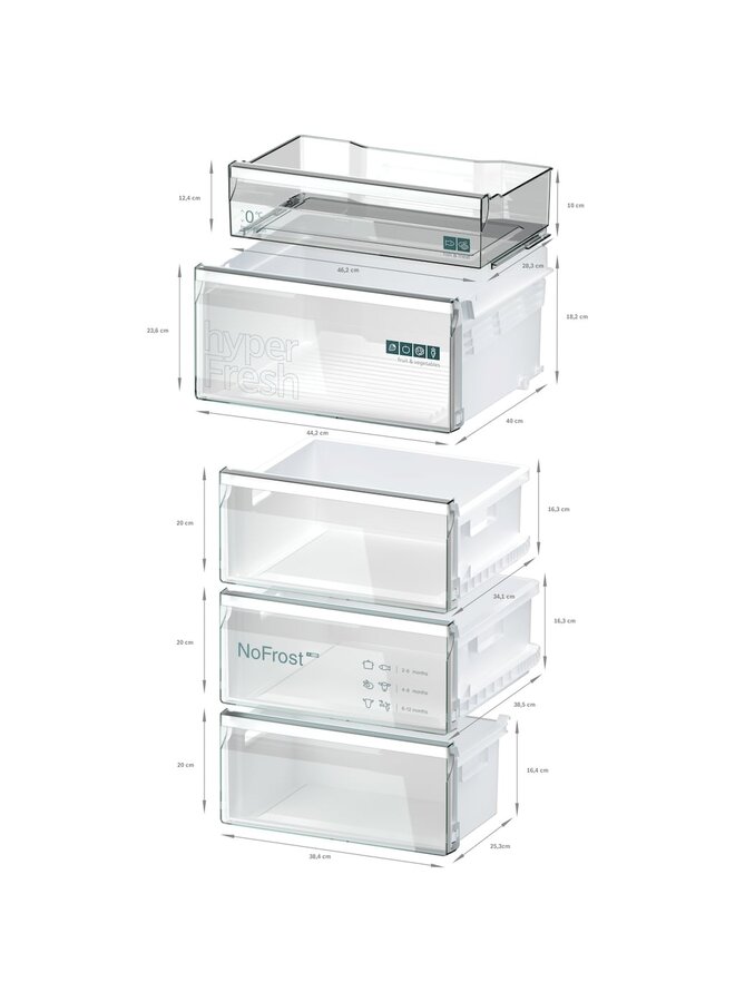 Siemens KG36NVICG | Koelvriescombinatie | Nofrost | C | RVS