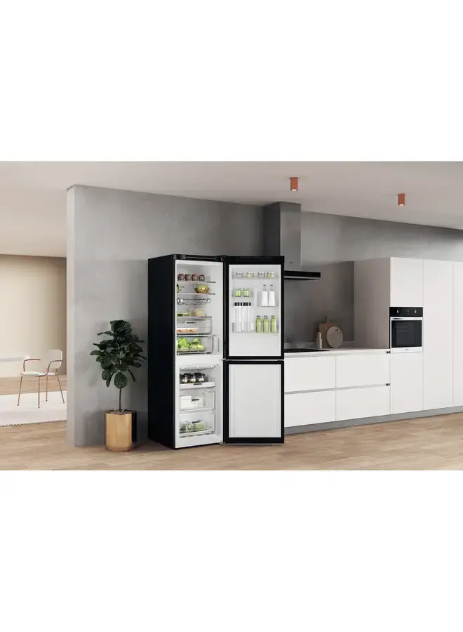 Whirlpool  W7X 82O K | Koelvriescombinatie | Zwart