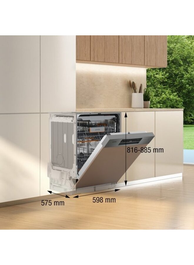 Gorenje GI673A92X | Half geintegreerde vaatwasser | A