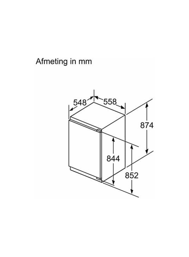 Siemens KI21RADD1 | Inbouw koelkast | 88 cm