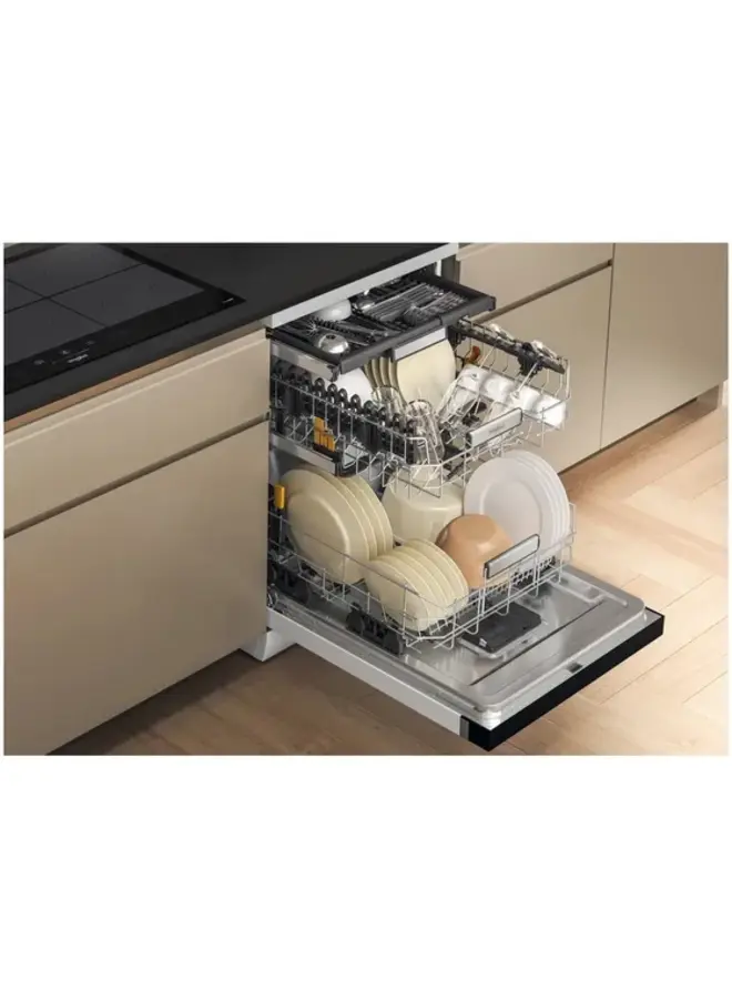 Whirlpool W7F HS51 | Vrijstaande vaatwasser | B | AutoDeur | Wit