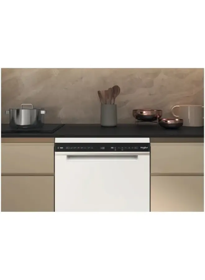 Whirlpool W7F HS51 | Vrijstaande vaatwasser | B | AutoDeur | Wit
