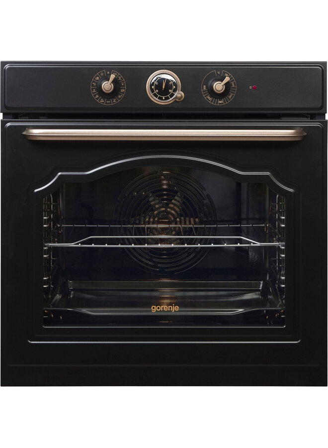 Gorenje BOS67371CLB | Inbouw oven | Retro | Zwart