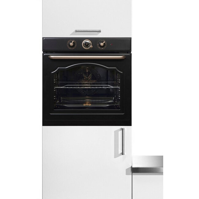 Gorenje BOS67371CLB | Inbouw oven | Retro | Zwart