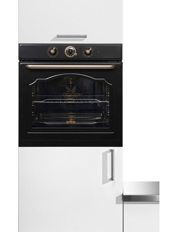 Gorenje BOS67371CLB | Inbouw oven | Retro | Zwart