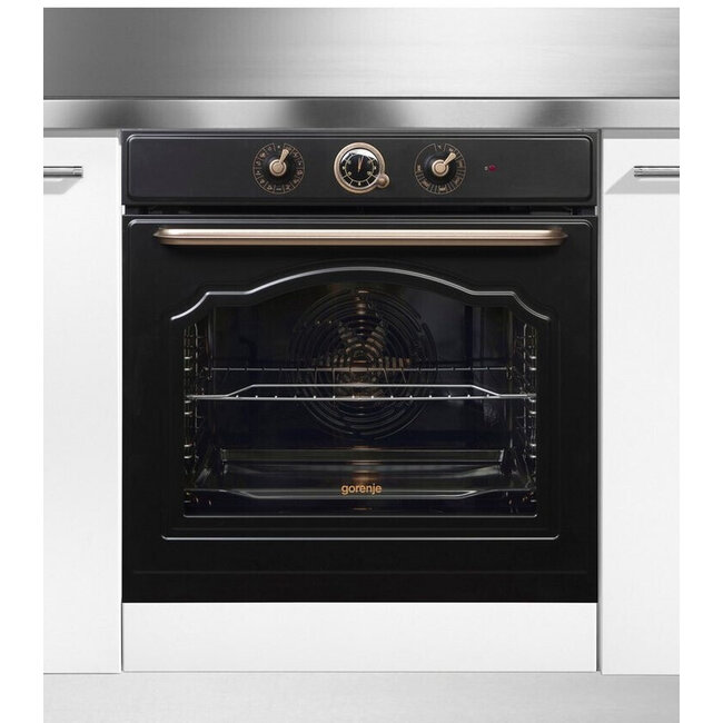 Gorenje BOS67371CLB | Inbouw oven | Retro | Zwart