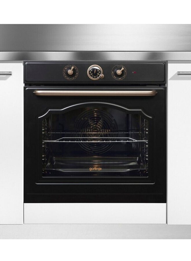Gorenje BOS67371CLB | Inbouw oven | Retro | Zwart
