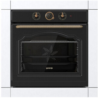 Gorenje BOS67371CLB | Inbouw oven | Retro | Zwart