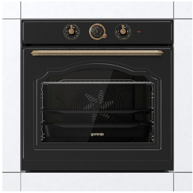 Gorenje BOS67371CLB | Inbouw oven | Retro | Zwart