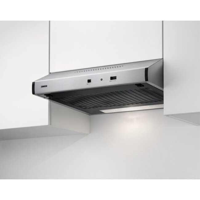 Zanussi ZHT631X | Onderbouw afzuigkap | 60 cm | RVS
