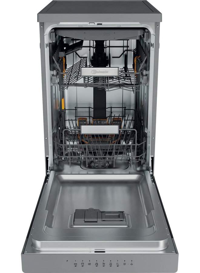 Bauknecht BK6FB10BS7A0X | Vrijstaande vaatwasser | 45 cm | RVS