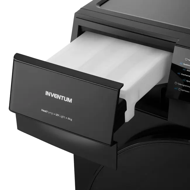 Inventum VDW8030B | Warmtepompdroger | 8 kg  | Zwart