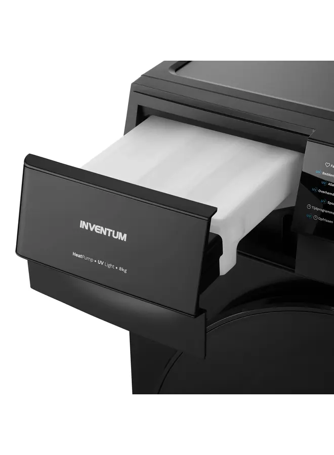 Inventum VDW8030B | Warmtepompdroger | 8 kg | Zwart