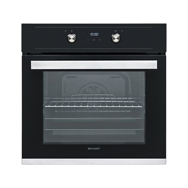 Sharp K-60D19BM1-EU | Inbouw oven | Zwart | 60 cm