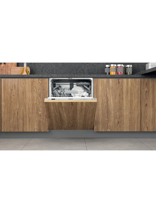 Hotpoint HIC 3C33 CWE | Inbouw vaatwasser | 3D wash | D