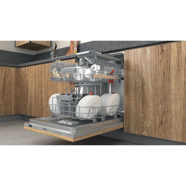 Hotpoint ( Bauknecht ) Hotpoint HIC 3C33 CWE | Inbouw vaatwasser | 3D wash | D