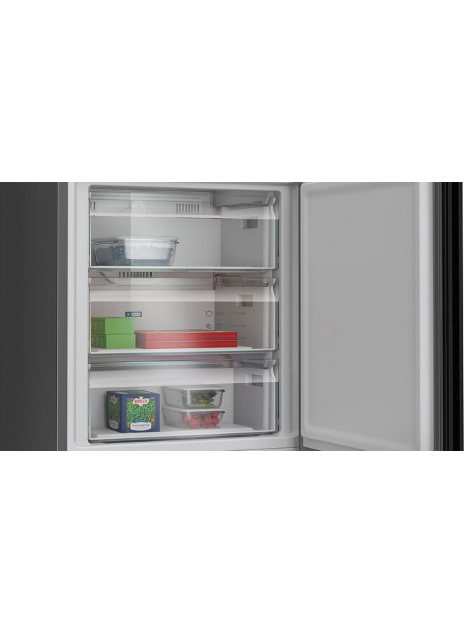 Siemens KG49NVXCG | Koelvriescombinatie | Zwart | 70 cm | C