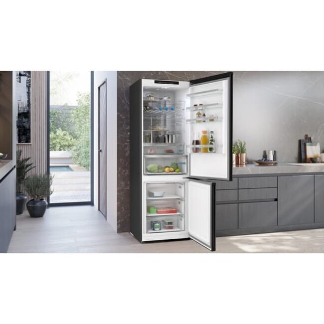 Siemens KG49NVXCG | Koelvriescombinatie | Zwart | 70 cm | C