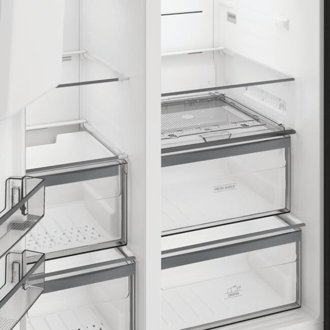 Bauknecht SBS IW D90 Pearl | Amerikaanse koelkast | RVS | D