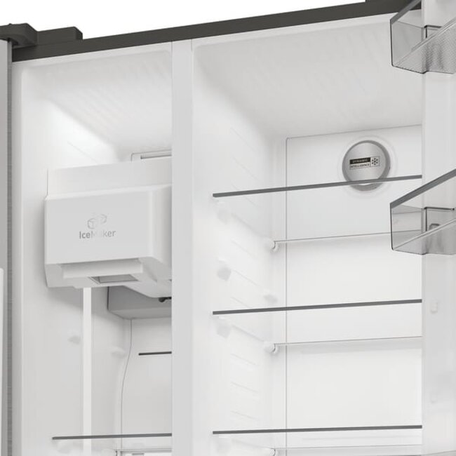Bauknecht SBS IW D90 Pearl | Amerikaanse koelkast | RVS | D