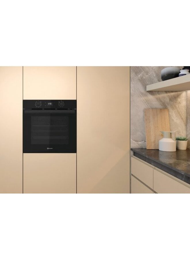 Bauknecht BBA285PU0K | Inbouw oven | 60 cm | Zwart