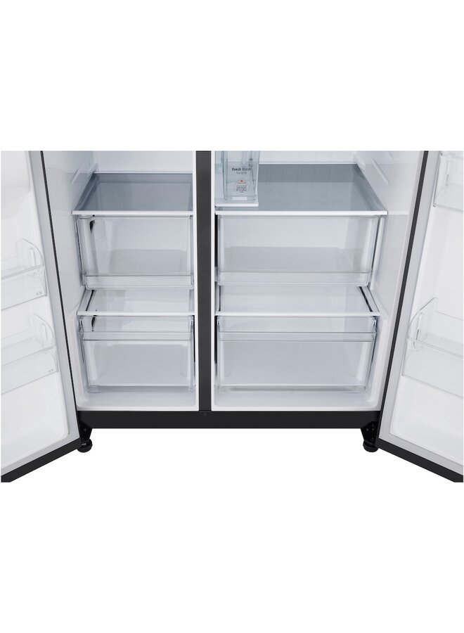 LG GSJC41EPPE | Amerikaanse koelkast | Zwart