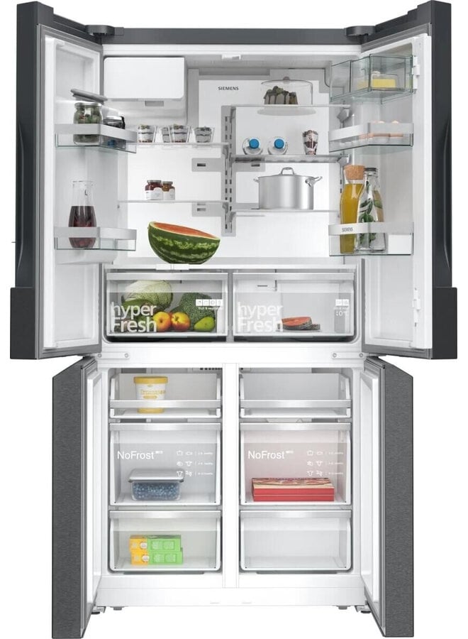 Siemens KF96DPXEA | French Door | Amerikaanse koelkast | Zwart