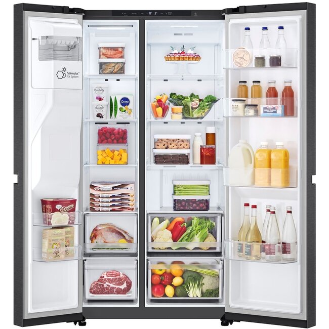 LG GSLC40EPPE | Amerikaanse koelkast | Zwart