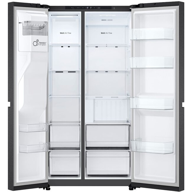 LG GSLC40EPPE | Amerikaanse koelkast | Zwart