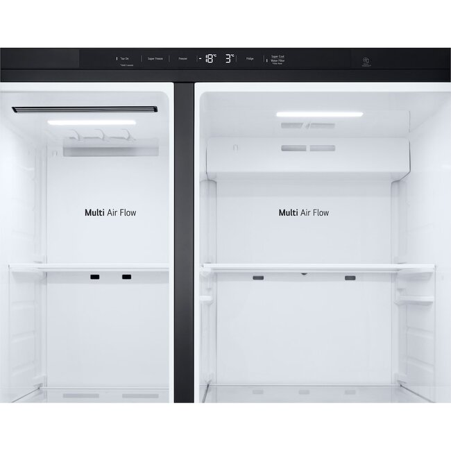 LG GSLC40EPPE | Amerikaanse koelkast | Zwart
