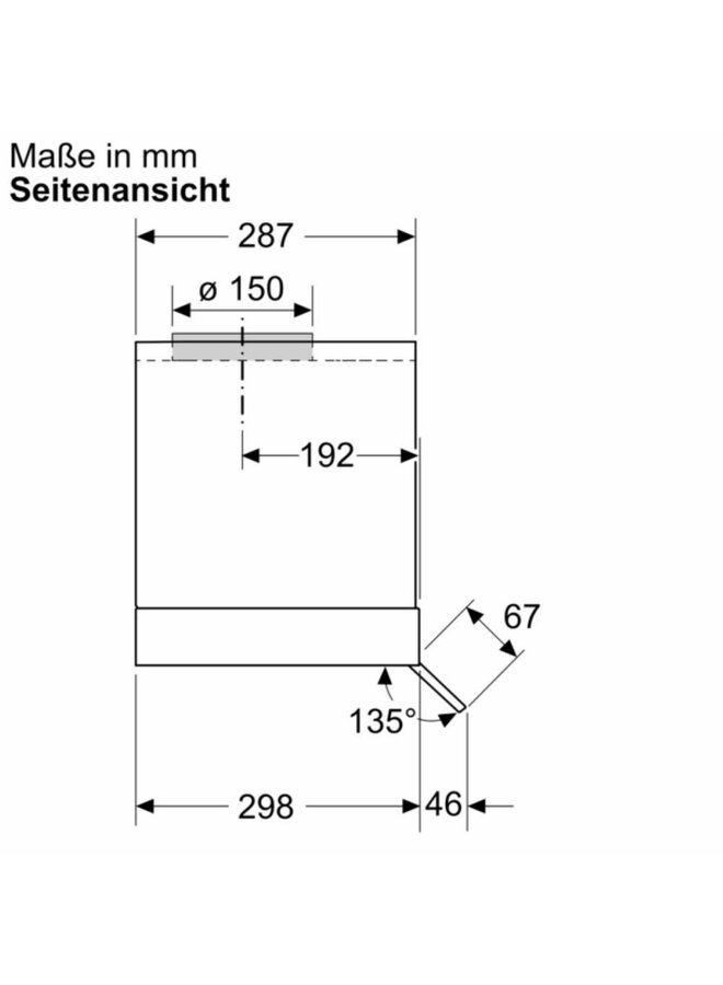 Neff D65XCC2S0 | Vlakscherm afzuigkap | 60 cm | MatZwart