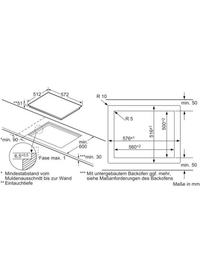 Bosch PKN601DP1D | Keramische kookplaat | 60 cm