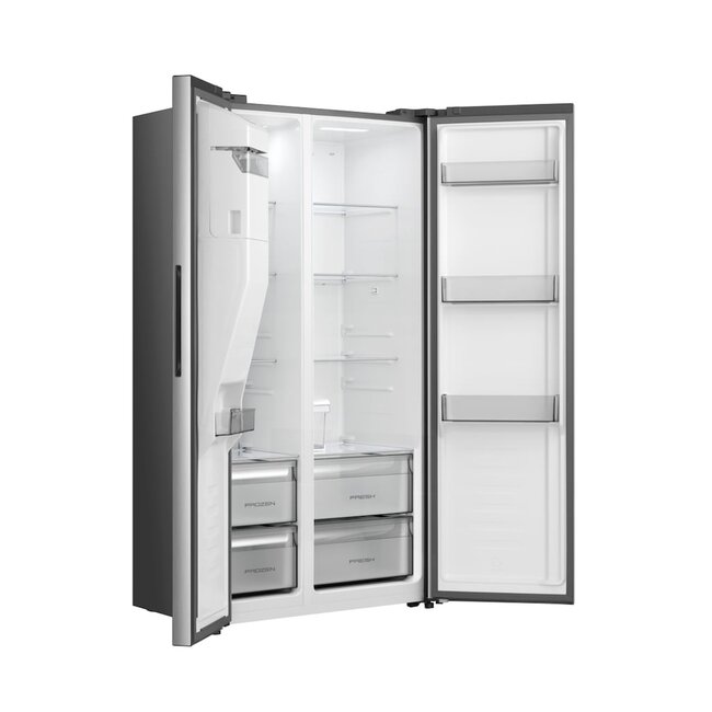 Hisense RS5P528STIE | Amerikaanse koelkast | RVS