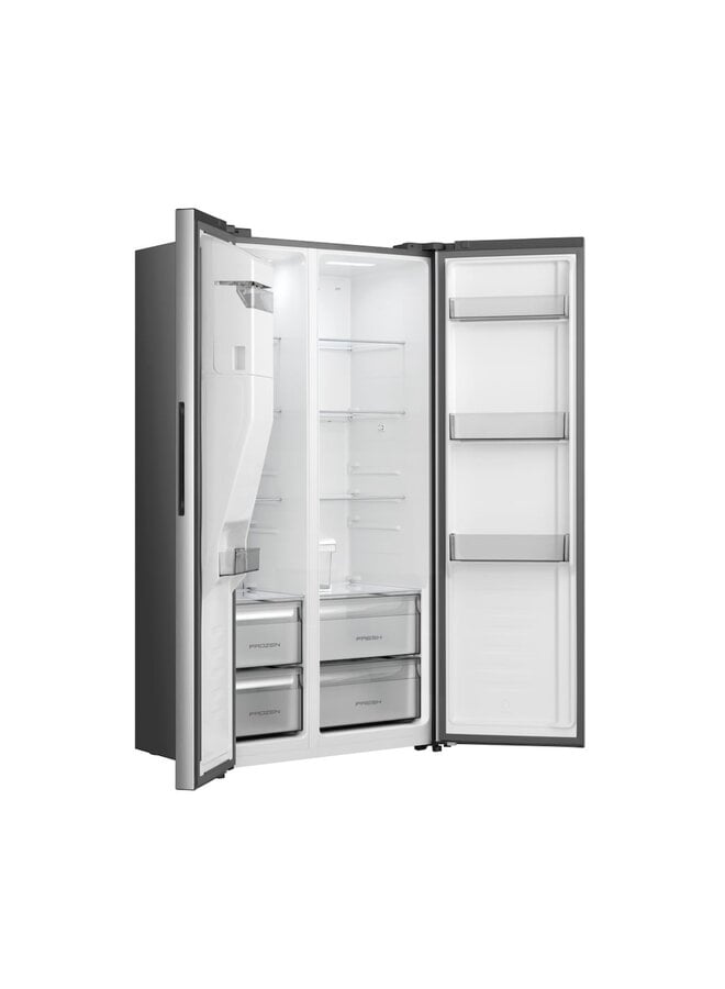 Hisense RS5P528STIE | Amerikaanse koelkast | RVS