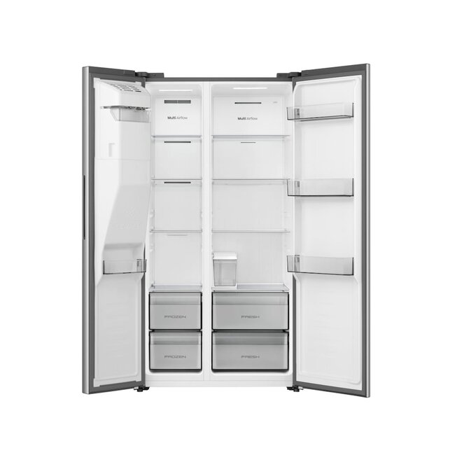 Hisense RS5P528STIE | Amerikaanse koelkast | RVS