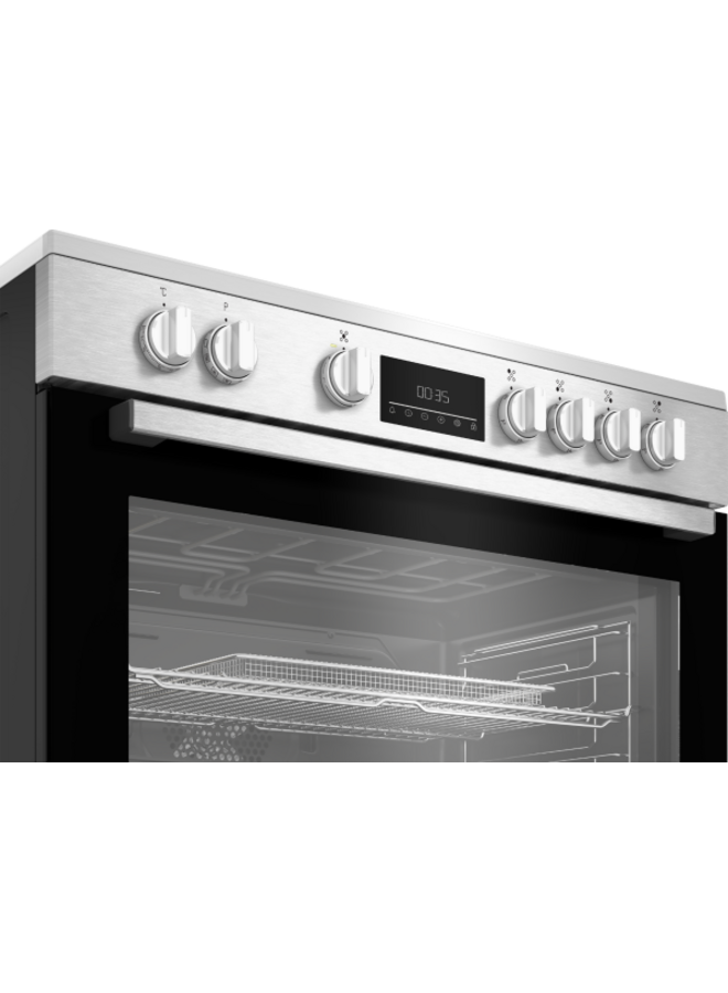 Beko BGM30203EX | Keramisch fornuis | 90 cm | RVS