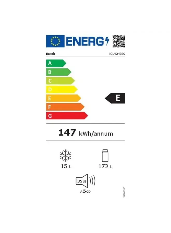Bosch KIL42NSE0 | Inbouw koelkast |  122 cm